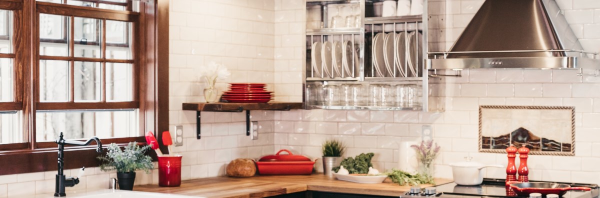 Make your home look more inviting by using pot racks!